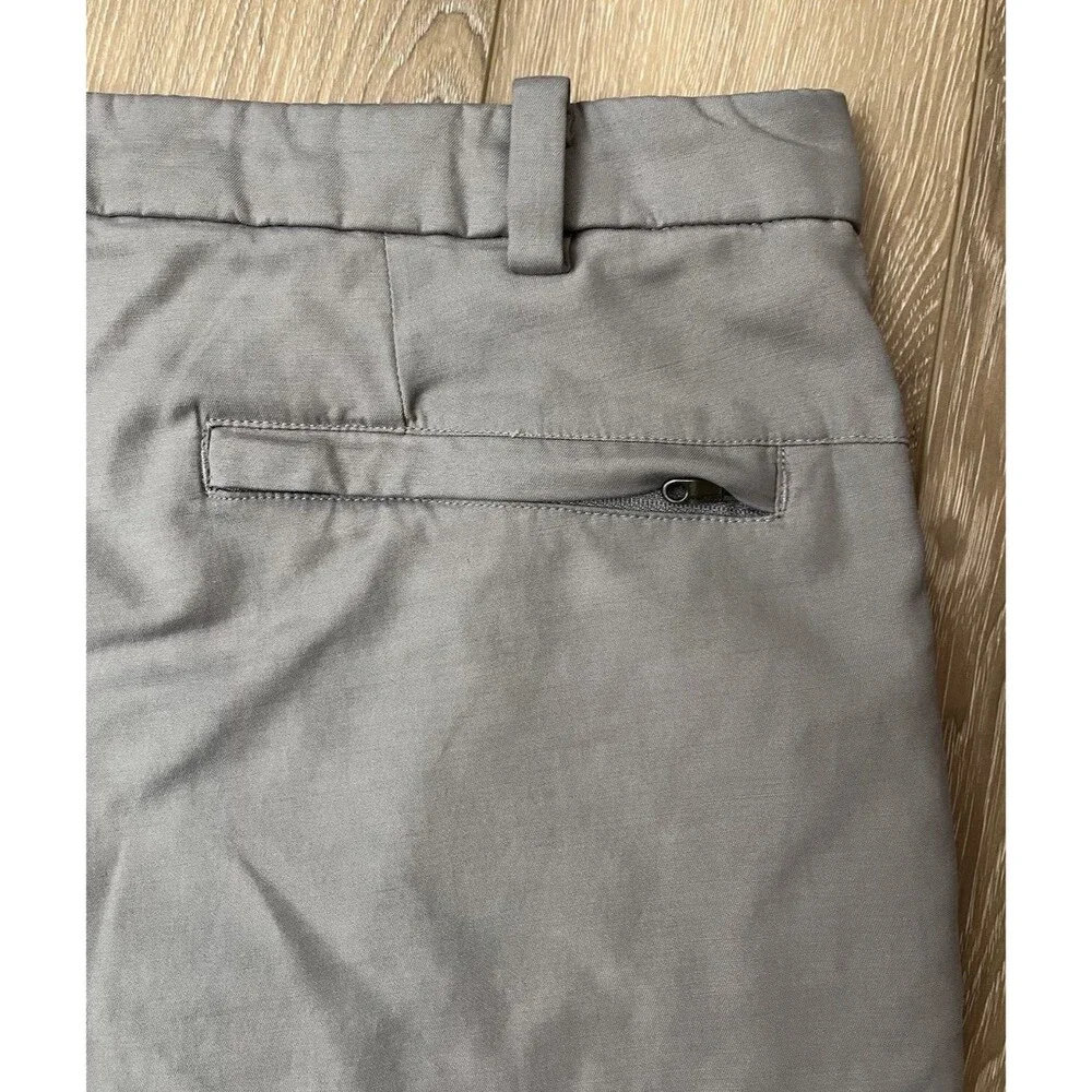 Lululemon ABC Classic Fit Shorts Mens 36 Gray Stretch Golf Chino Warpstreme